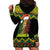 Jamaica Reggae Lion Christmas Hoodie Dress Kente Pattern Meri Krismiss - Wonder Print Shop