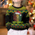 Jamaica Reggae Lion Christmas Kid Ugly Christmas Sweater Kente Pattern Meri Krismiss - Wonder Print Shop