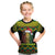 Jamaica Reggae Lion Christmas Kid T Shirt Kente Pattern Meri Krismiss - Wonder Print Shop