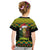Jamaica Reggae Lion Christmas Kid T Shirt Kente Pattern Meri Krismiss - Wonder Print Shop
