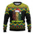 Jamaica Reggae Lion Christmas Ugly Christmas Sweater Kente Pattern Meri Krismiss - Wonder Print Shop