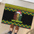 Jamaica Reggae Lion Christmas Rubber Doormat Kente Pattern Meri Krismiss - Wonder Print Shop