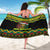Jamaica Reggae Lion Christmas Sarong Kente Pattern Meri Krismiss - Wonder Print Shop
