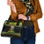 Jamaica Reggae Lion Christmas Shoulder Handbag Kente Pattern Meri Krismiss
