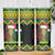 Jamaica Reggae Lion Christmas Skinny Tumbler Kente Pattern Meri Krismiss - Wonder Print Shop