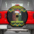 Jamaica Reggae Lion Christmas Spare Tire Cover Kente Pattern Meri Krismiss - Wonder Print Shop