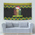 Jamaica Reggae Lion Christmas Tapestry Kente Pattern Meri Krismiss - Wonder Print Shop