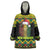 Jamaica Reggae Lion Christmas Wearable Blanket Hoodie Kente Pattern Meri Krismiss - Wonder Print Shop