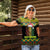 Jamaica Reggae Lion Christmas Women Polo Shirt Kente Pattern Meri Krismiss - Wonder Print Shop