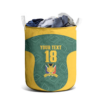 Custom South Africa Soccer Laundry Basket Bafana Bafana Spirit African Pattern - Wonder Print Shop