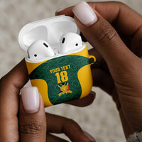 Custom South Africa Soccer AirPods Case Bafana Bafana Spirit African Pattern - Wonder Print Shop