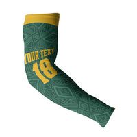 Custom South Africa Soccer Arm Sleeves Bafana Bafana Spirit African Pattern - Wonder Print Shop