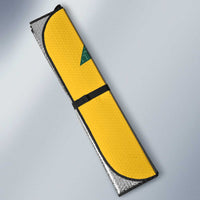 Custom South Africa Soccer Auto Sun Shade Bafana Bafana Spirit African Pattern - Wonder Print Shop
