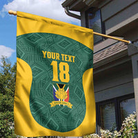 Custom South Africa Soccer Garden Flag Bafana Bafana Spirit African Pattern - Wonder Print Shop