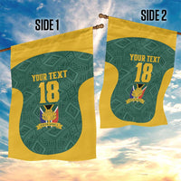 Custom South Africa Soccer Garden Flag Bafana Bafana Spirit African Pattern - Wonder Print Shop