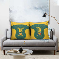Custom South Africa Soccer Pillow Cover Bafana Bafana Spirit African Pattern - Wonder Print Shop