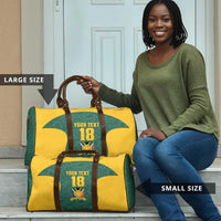 Custom South Africa Soccer Travel Bag Bafana Bafana Spirit African Pattern - Wonder Print Shop