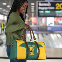 Custom South Africa Soccer Travel Bag Bafana Bafana Spirit African Pattern - Wonder Print Shop