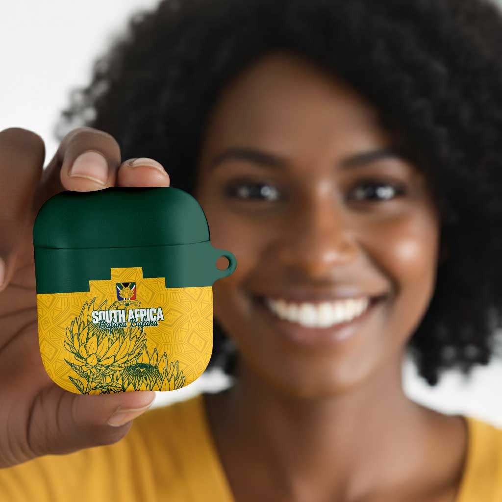 Custom South Africa Soccer AirPods Case From Protea Roots We Rise - Wonder Print Shop