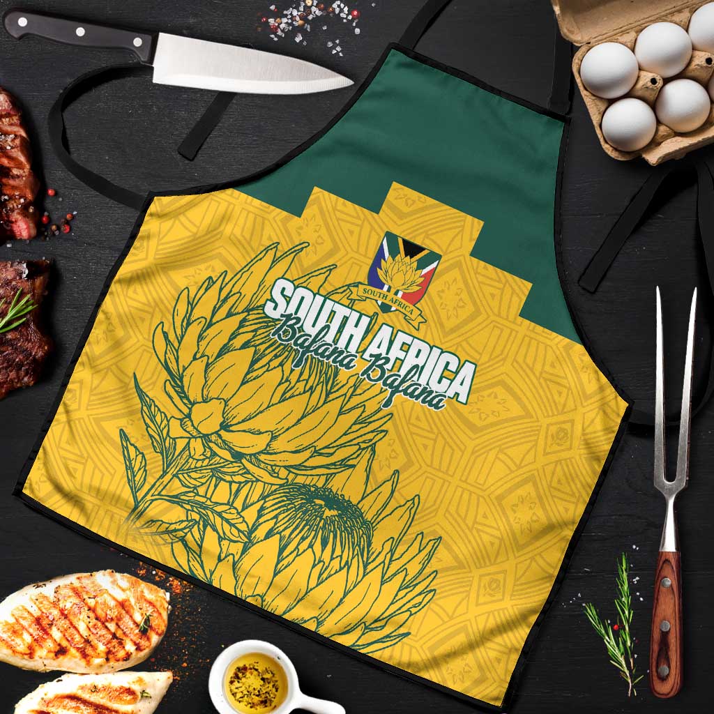 Custom South Africa Soccer Apron From Protea Roots We Rise - Wonder Print Shop