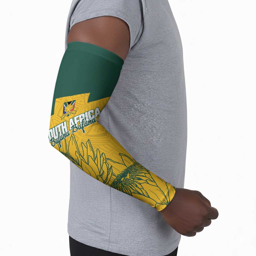 Custom South Africa Soccer Arm Sleeves From Protea Roots We Rise - Wonder Print Shop