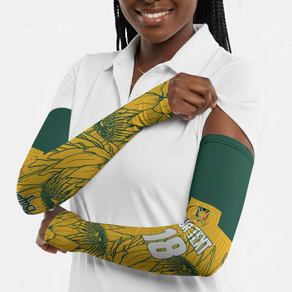 Custom South Africa Soccer Arm Sleeves From Protea Roots We Rise - Wonder Print Shop