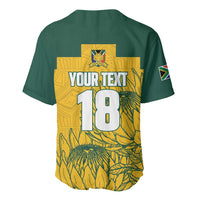 Custom South Africa Soccer Baseball Jersey From Protea Roots We Rise - Wonder Print Shop