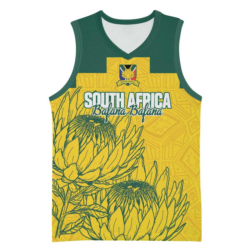 Custom South Africa Soccer Basketball Jersey From Protea Roots We Rise - Wonder Print Shop