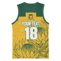 Custom South Africa Soccer Basketball Jersey From Protea Roots We Rise - Wonder Print Shop