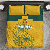 Custom South Africa Soccer Bedding Set From Protea Roots We Rise - Wonder Print Shop