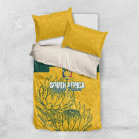 Custom South Africa Soccer Bedding Set From Protea Roots We Rise - Wonder Print Shop
