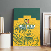 Custom South Africa Soccer Canvas Wall Art From Protea Roots We Rise - Wonder Print Shop