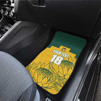 Custom South Africa Soccer Car Mats From Protea Roots We Rise - Wonder Print Shop
