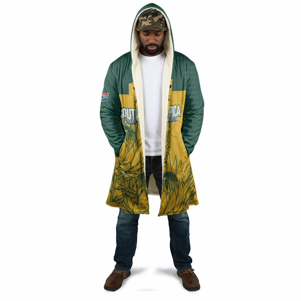 Custom South Africa Soccer Cloak From Protea Roots We Rise - Wonder Print Shop