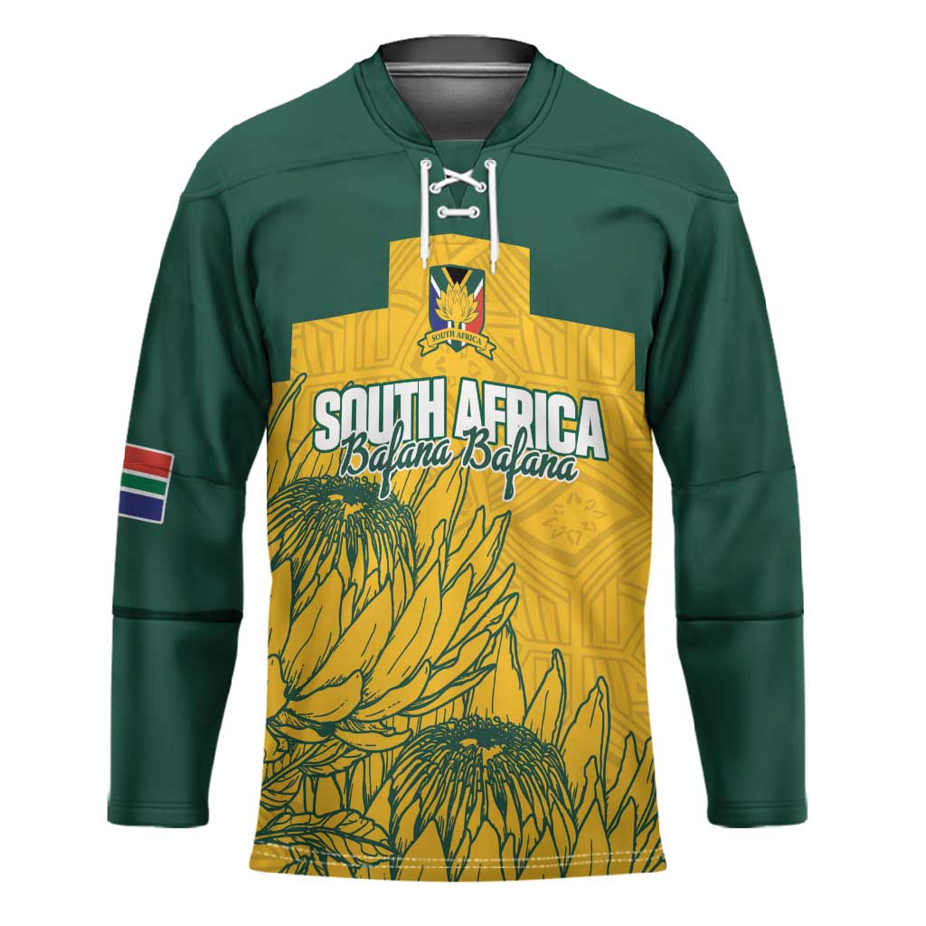 Custom South Africa Soccer Hockey Jersey From Protea Roots We Rise - Wonder Print Shop