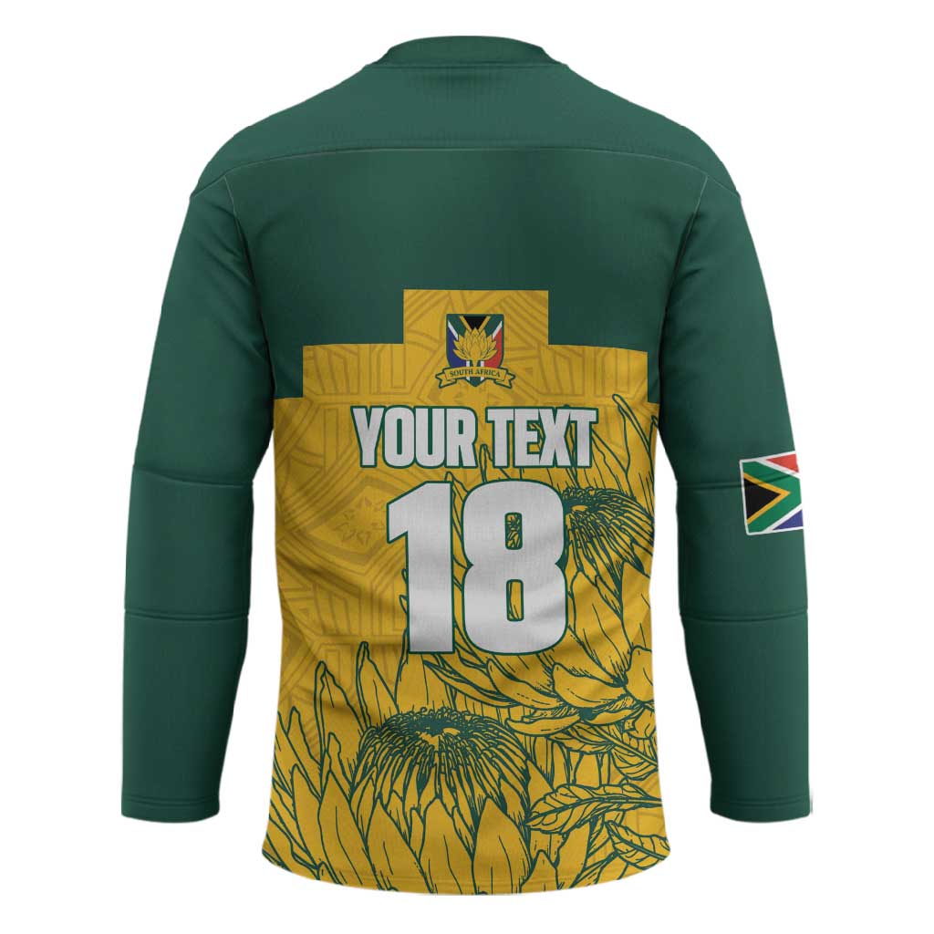 Custom South Africa Soccer Hockey Jersey From Protea Roots We Rise - Wonder Print Shop