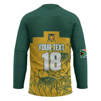 Custom South Africa Soccer Hockey Jersey From Protea Roots We Rise - Wonder Print Shop