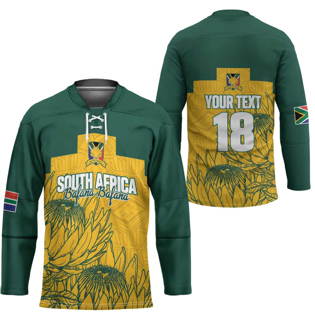 Custom South Africa Soccer Hockey Jersey From Protea Roots We Rise - Wonder Print Shop