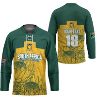 Custom South Africa Soccer Hockey Jersey From Protea Roots We Rise - Wonder Print Shop