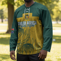 Custom South Africa Soccer Hockey Jersey From Protea Roots We Rise - Wonder Print Shop