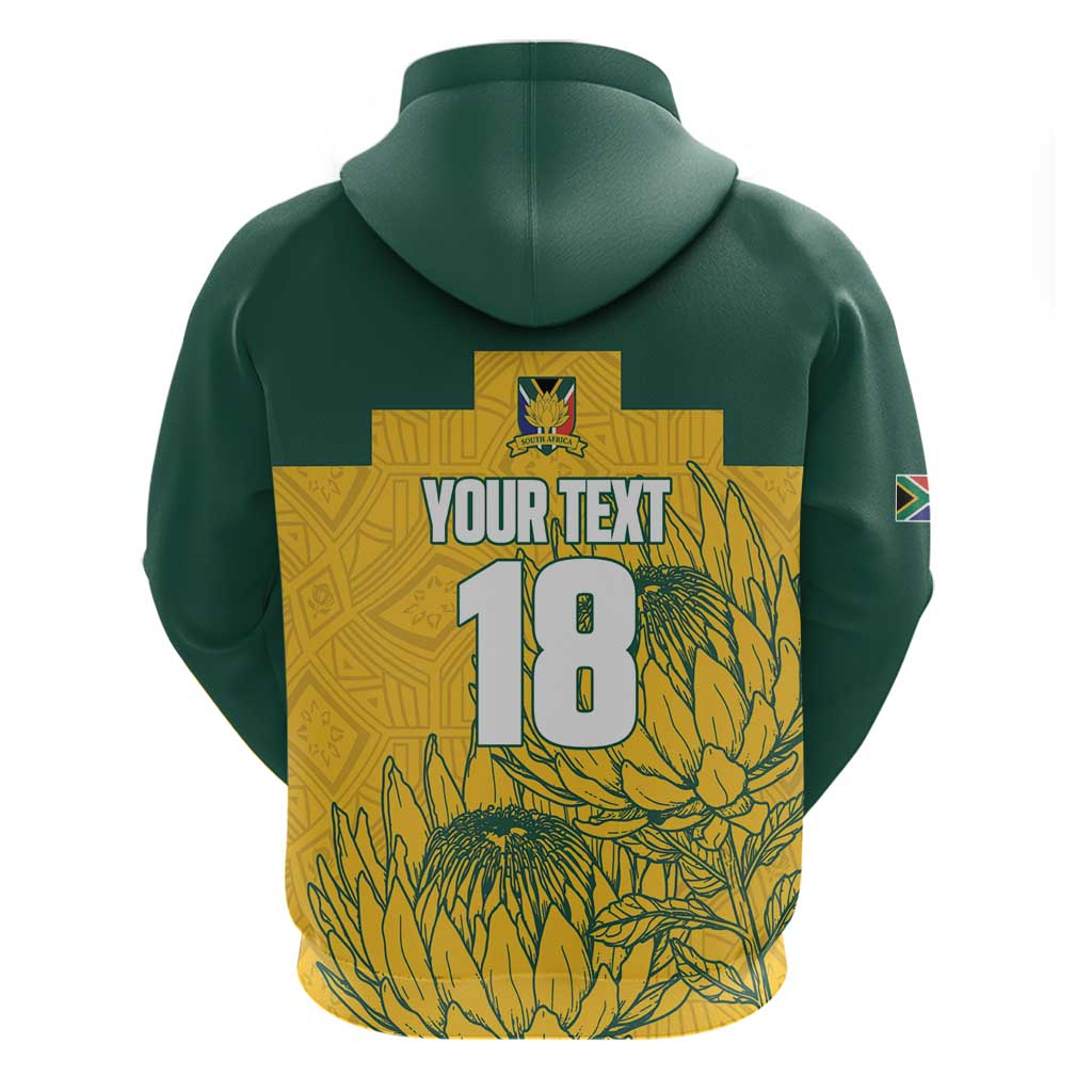 Custom South Africa Soccer Hoodie From Protea Roots We Rise - Wonder Print Shop