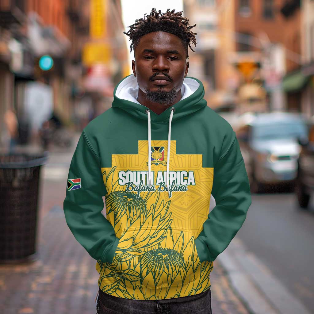 Custom South Africa Soccer Hoodie From Protea Roots We Rise - Wonder Print Shop