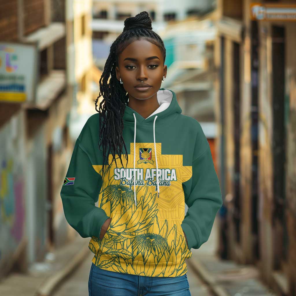 Custom South Africa Soccer Hoodie From Protea Roots We Rise - Wonder Print Shop