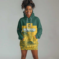Custom South Africa Soccer Hoodie Dress From Protea Roots We Rise - Wonder Print Shop