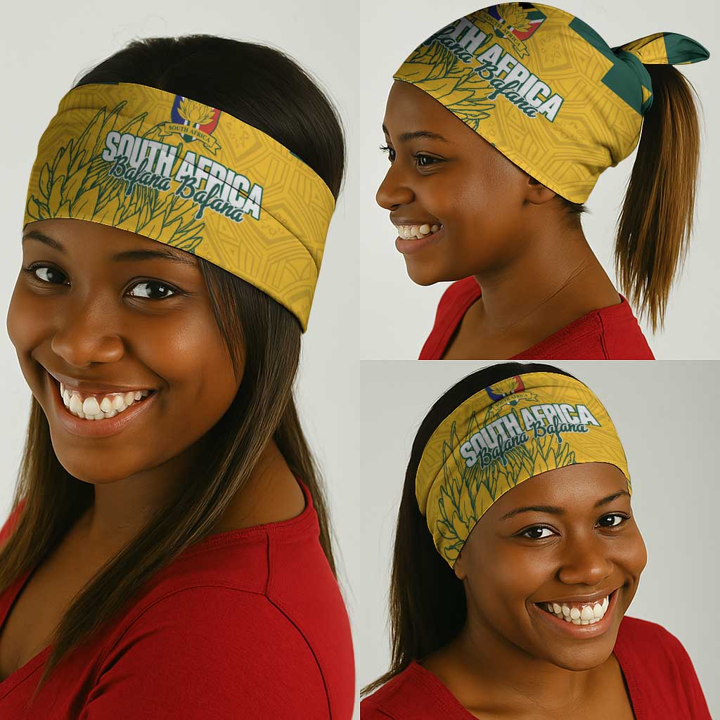 Custom South Africa Soccer Neck Gaiter From Protea Roots We Rise - Wonder Print Shop