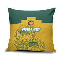 Custom South Africa Soccer Pillow Cover From Protea Roots We Rise - Wonder Print Shop