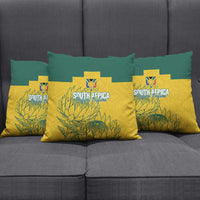 Custom South Africa Soccer Pillow Cover From Protea Roots We Rise - Wonder Print Shop