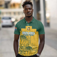 Custom South Africa Soccer Polo Shirt From Protea Roots We Rise - Wonder Print Shop