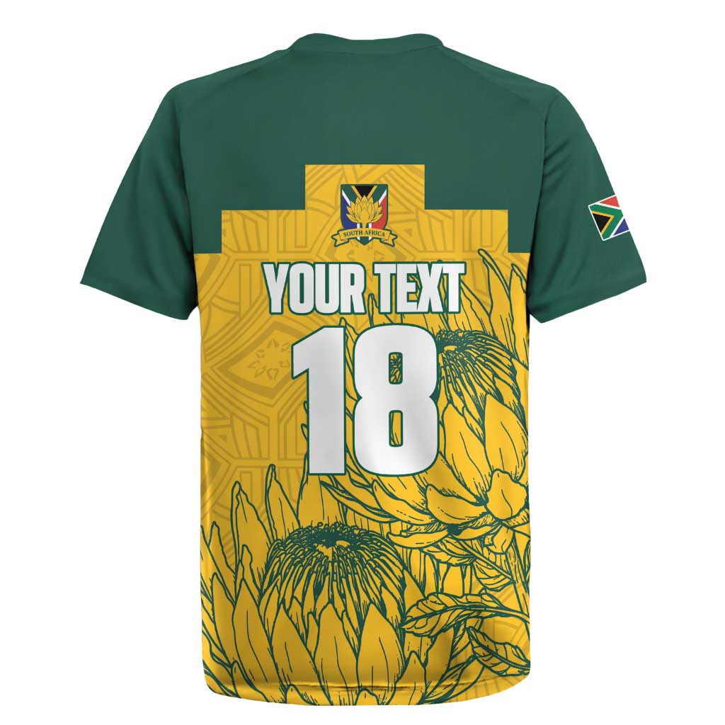 Custom South Africa Soccer Rugby Jersey From Protea Roots We Rise - Wonder Print Shop