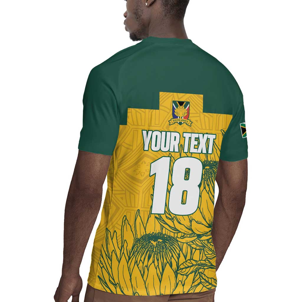 Custom South Africa Soccer Rugby Jersey From Protea Roots We Rise - Wonder Print Shop